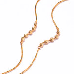 22ct Gold Perlen Baby-Armband-Paar | 5 Zoll