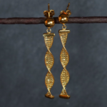 22 Ayar Sarı Altın Twist Küpe 22 Ayar Sarı Altın Twist Küpe