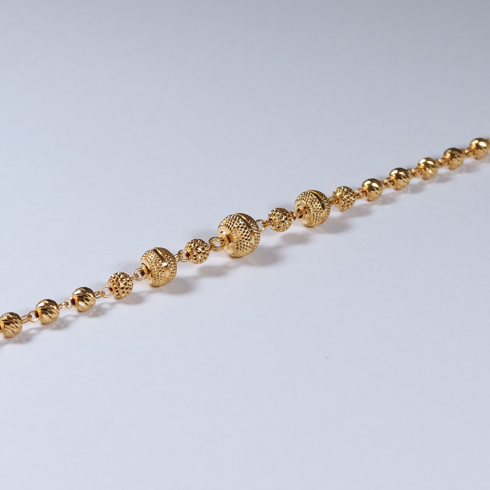 22ct Gold Beads Bracelet | 7.5 Inches 22ct Gold Beads Bracelet | 7.5 Inches