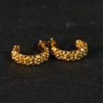 22 Ayar Sunrise Altın Rozet Yarım Halka Tarzı Küpe Çıtçıtları 22 Ayar Sunrise Altın Rozet Yarım Halka Tarzı Küpe Çıtçıtları