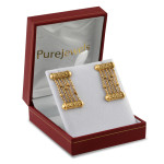 أقراط متدلية من الذهب عيار 22 قيراط | مجموعة أرماري أقراط متدلية من الذهب عيار 22 قيراط | مجموعة أرماري