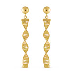 22 Ayar Sarı Altın Twist Küpe 22 Ayar Sarı Altın Twist Küpe