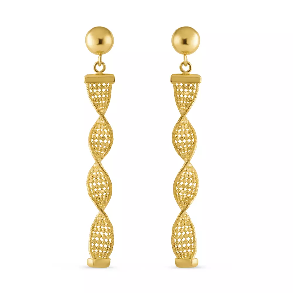 22ct Yellow Gold Twist Earring 22ct Yellow Gold Twist Earring