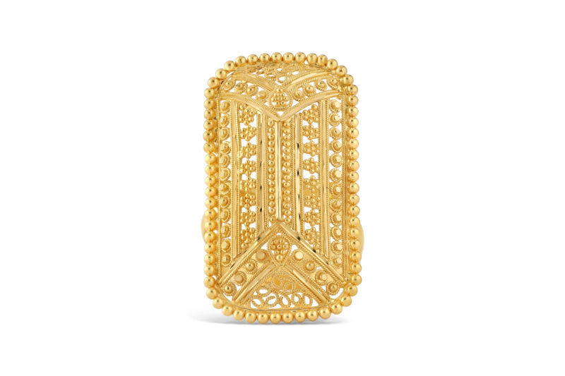 22 Ayar Sarı Altın Telkari Yüzük 22 Ayar Sarı Altın Telkari Yüzük