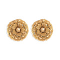 22ct Gold Rosette Stud Earring | 18mm