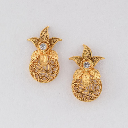 22ct Gold Pineapple Earrings 22ct Gold Pineapple Earrings