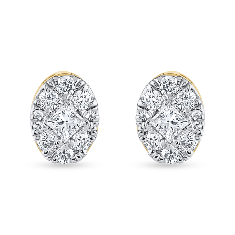 18 Ayar Sarı Altın Pırlanta Çıtçıt 18 Ayar Sarı Altın Pırlanta Çıtçıt