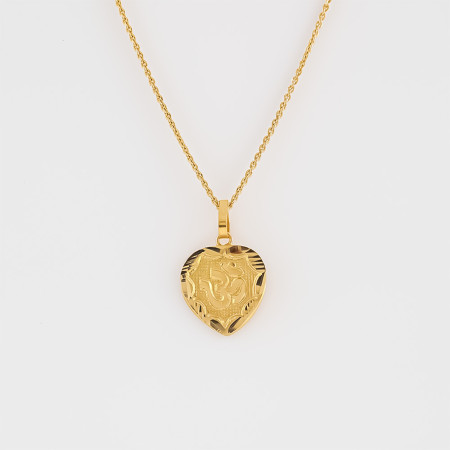 Solid Gold Divine Om Pendant | Unisex Solid Gold Divine Om Pendant | Unisex