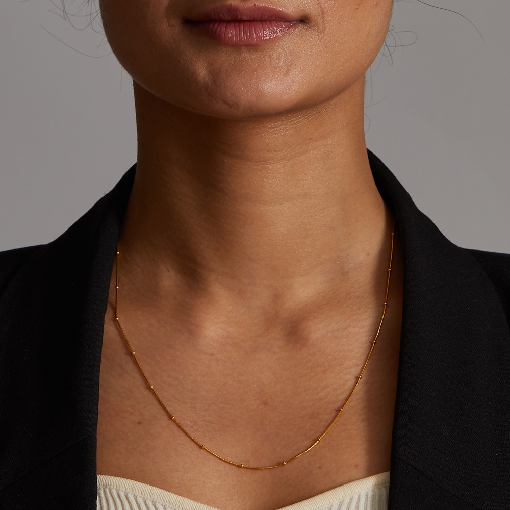 22ct Gold Perlenkette | 20 Zentimeter 22ct Gold Perlenkette | 20 Zentimeter