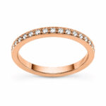 18ct Rose Gold Diamond Ring for Ladies