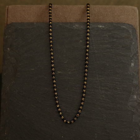 سلسلة مانغالسوترا من الذهب عيار 22 قيراط | 20 بوصة سلسلة مانغالسوترا من الذهب عيار 22 قيراط | 20 بوصة