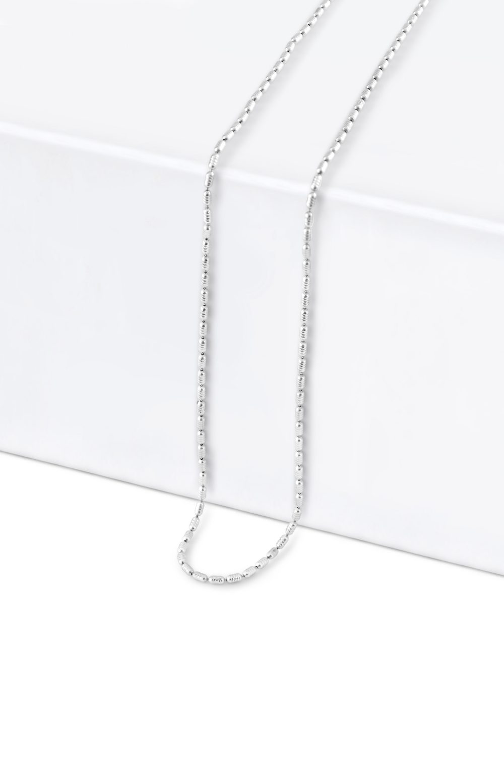 18ct White Gold Ladies Chain | 16 Inches | 1.8mm 18ct White Gold Ladies Chain | 16 Inches | 1.8mm