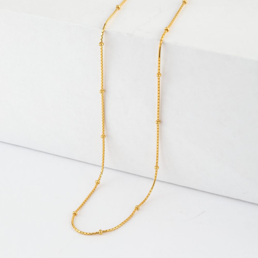 22ct Gold Perlenkette | 20 Zentimeter 22ct Gold Perlenkette | 20 Zentimeter