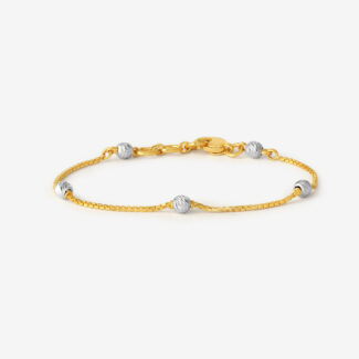 Dual-Tone Gold Bracelet For Kids | 5 Inches Dual-Tone Gold Bracelet For Kids | 5 Inches