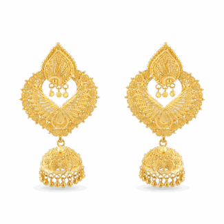 22ct Gold Chand Bali Jhumka 22ct Gold Chand Bali Jhumka