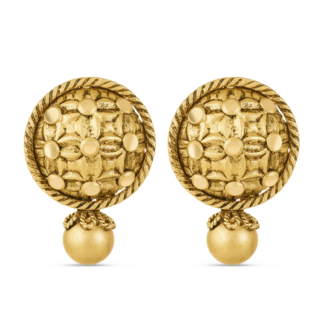 Armari Collection 22ct Gold Earring | 18mm Armari Collection 22ct Gold Earring | 18mm