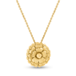 22 Ayar Altın Rozet Çiçek Kolye | 18 mm | Antik Kaplama 22 Ayar Altın Rozet Çiçek Kolye | 18 mm | Antik Kaplama