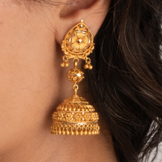 Rosettes Collection 22ct Gold Earring Rosettes Collection 22ct Gold Earring