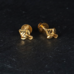 22Kt Gelbgold-Ohrstecker