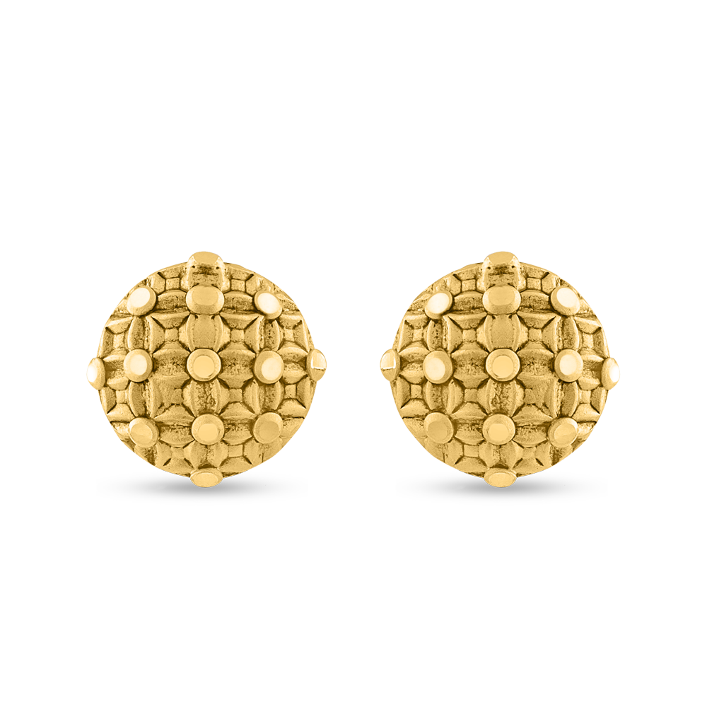 22 Ayar Altın Armari Koleksiyonu saplama | 12mm 22 Ayar Altın Armari Koleksiyonu saplama | 12mm