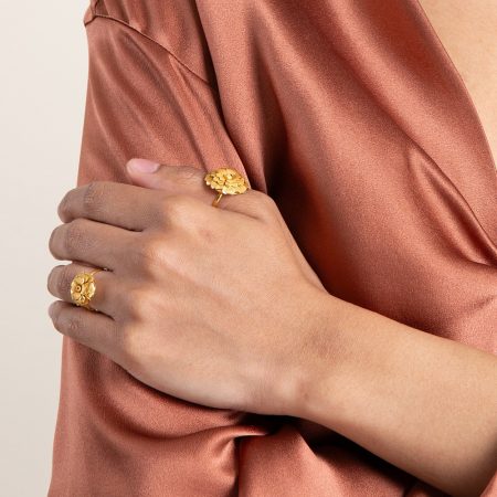 22 Ayar Altın Ayarlanabilir Bayan Yüzük | 12mm 22 Ayar Altın Ayarlanabilir Bayan Yüzük | 12mm