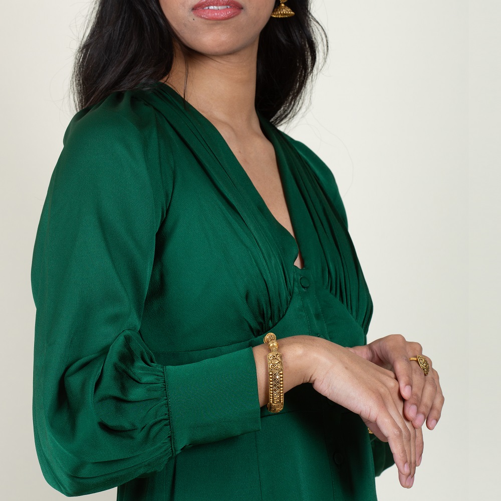 22ct Gold Braut Kada | Größe 2.2