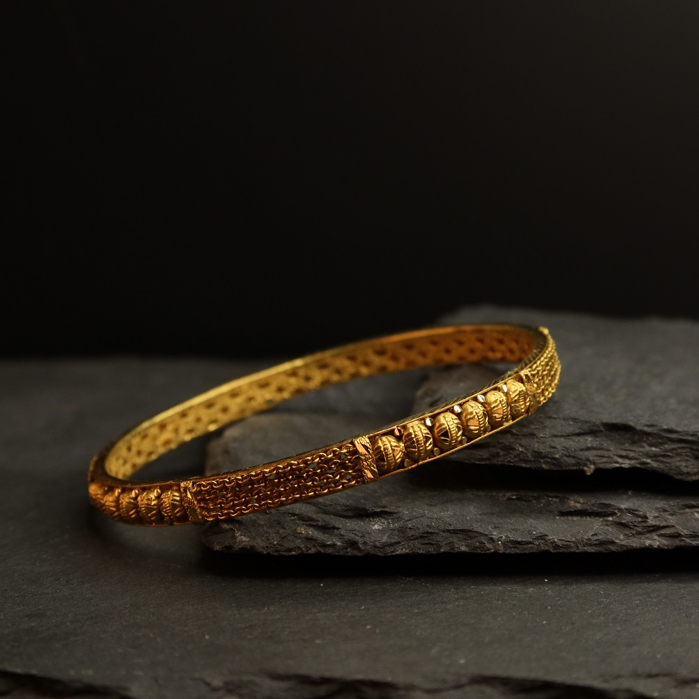 22ct Gold Damen Antike Armreif | Rosetten Kollektion