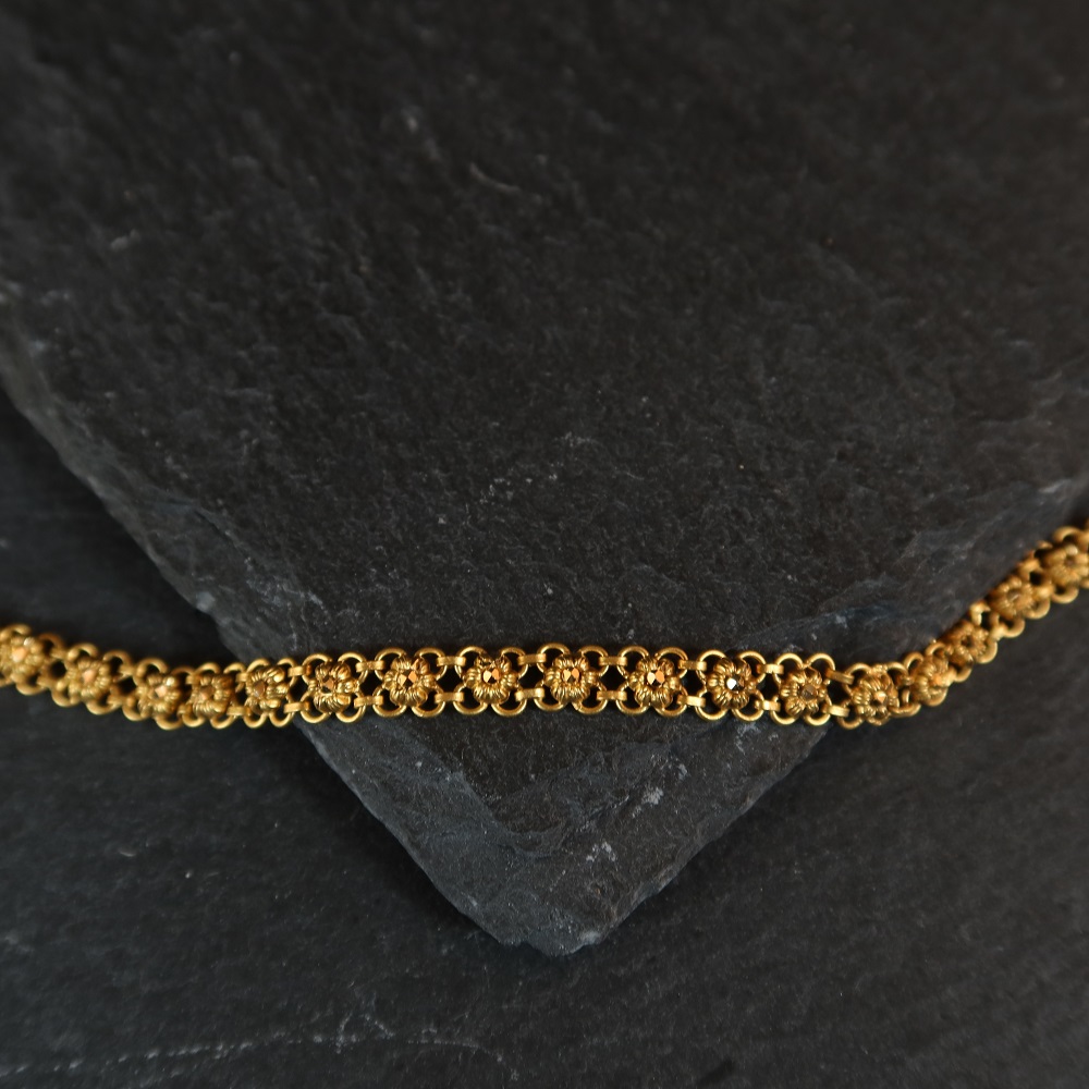 22k Gold Bracelet For Women | 7.5 Inches