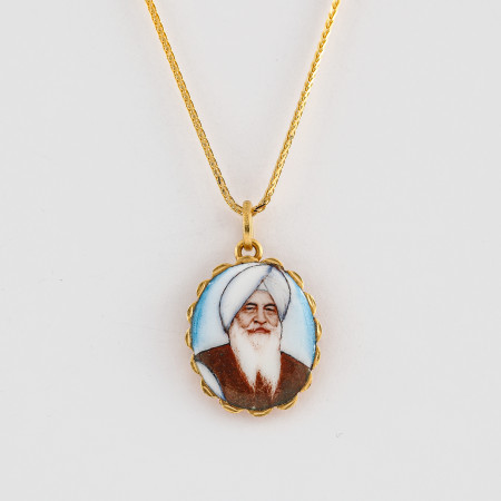 22ct Gold Sikh Guru Nanak Pendant 22ct Gold Sikh Guru Nanak Pendant