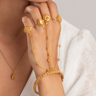 22ct Gold Bridal Poncha | Rosette Collection 22ct Gold Bridal Poncha | Rosette Collection