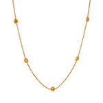 Rozet Şelale zincir 22 Ayar Altın | 4mm | 24 İnç Rozet Şelale zincir 22 Ayar Altın | 4mm | 24 İnç