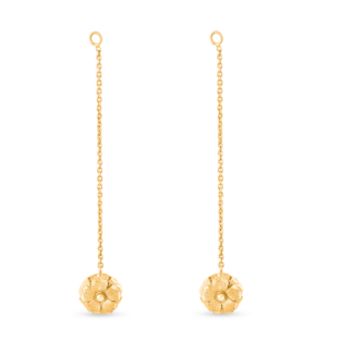 22ct Sunrise Gold Ear Droppers | Rosette Collection 22ct Sunrise Gold Ear Droppers | Rosette Collection