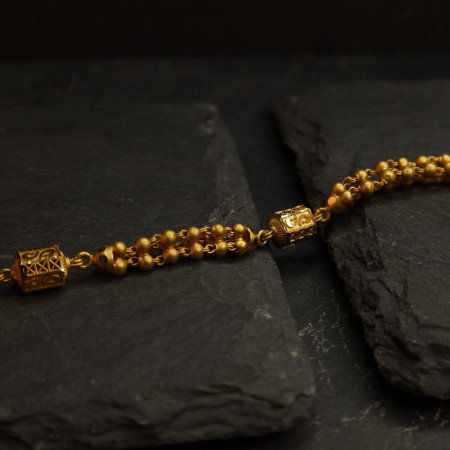 22ct Gold Ladies Bracelet | 7 Inches | Rosettes Collection