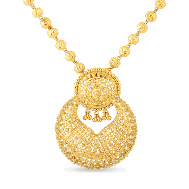 قلادة من الذهب عيار 22 قيراط من مجموعة جالي قلادة من الذهب عيار 22 قيراط من مجموعة جالي