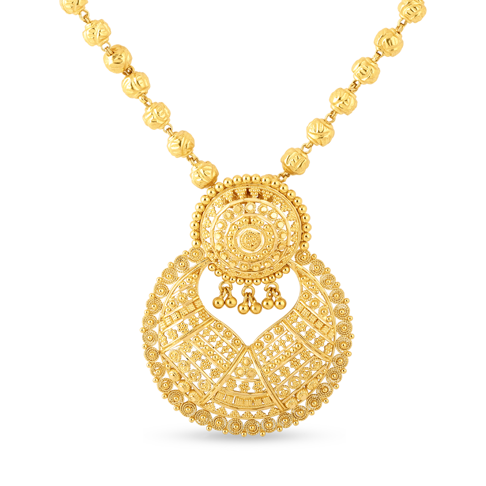 قلادة من الذهب عيار 22 قيراط من مجموعة جالي قلادة من الذهب عيار 22 قيراط من مجموعة جالي