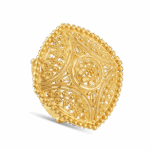 خاتم من الذهب عيار 22 قيراط للسيدات | مجموعة جالي فيليجري خاتم من الذهب عيار 22 قيراط للسيدات | مجموعة جالي فيليجري