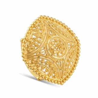 22ct Gold Ring for Ladies | Jali Filigree Collection 22ct Gold Ring for Ladies | Jali Filigree Collection