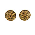 22ct Gold Antik-Finish Bolzen