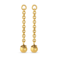 Armari 22ct Gold Ohrstöpsel | 1 Zentimeter