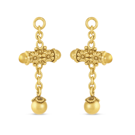22ct Gold Ear Droppers | Armari Collection