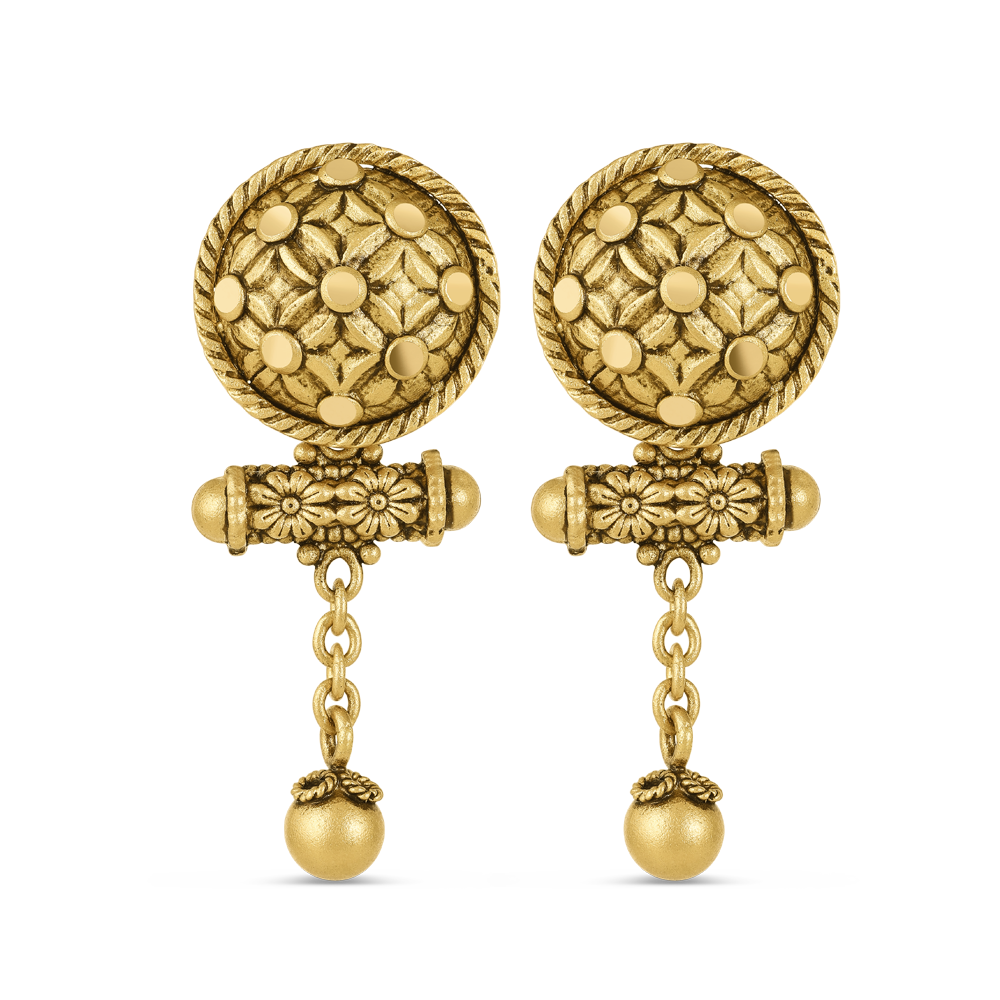22ct Gold Ear Droppers | Armari Collection