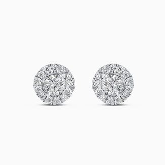 18ct White Gold Diamond Studs 18ct White Gold Diamond Studs