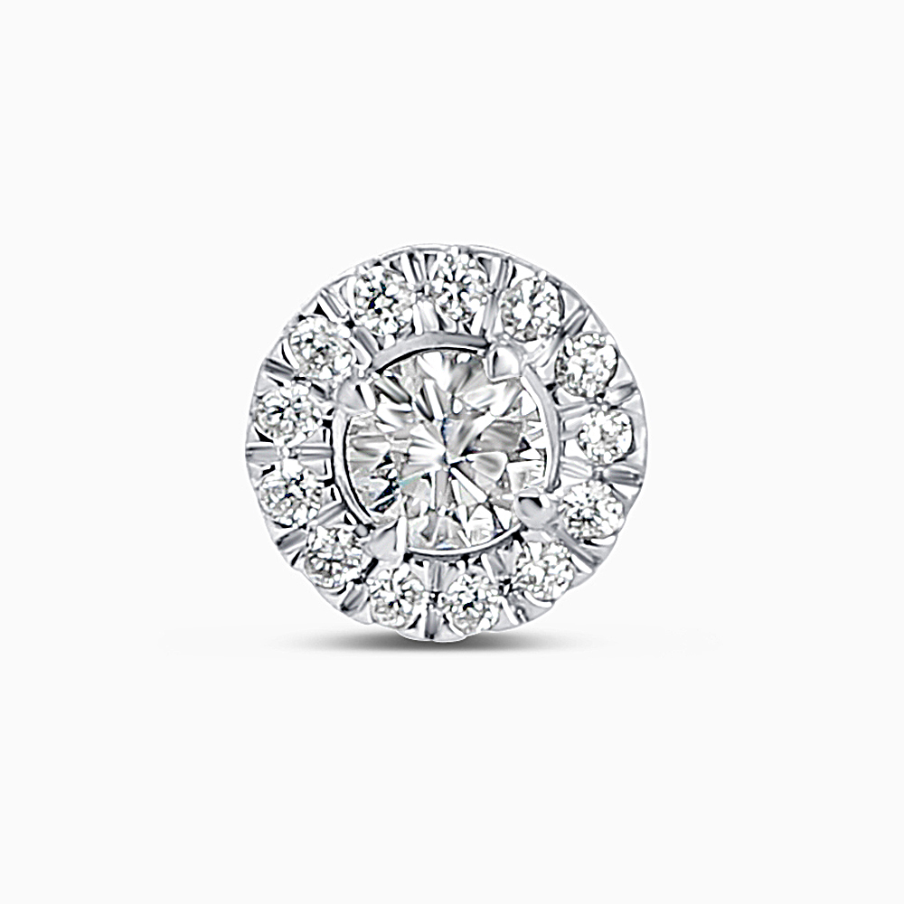 18 Ayar Beyaz Altın Pırlanta Çıtçıt 18 Ayar Beyaz Altın Pırlanta Çıtçıt