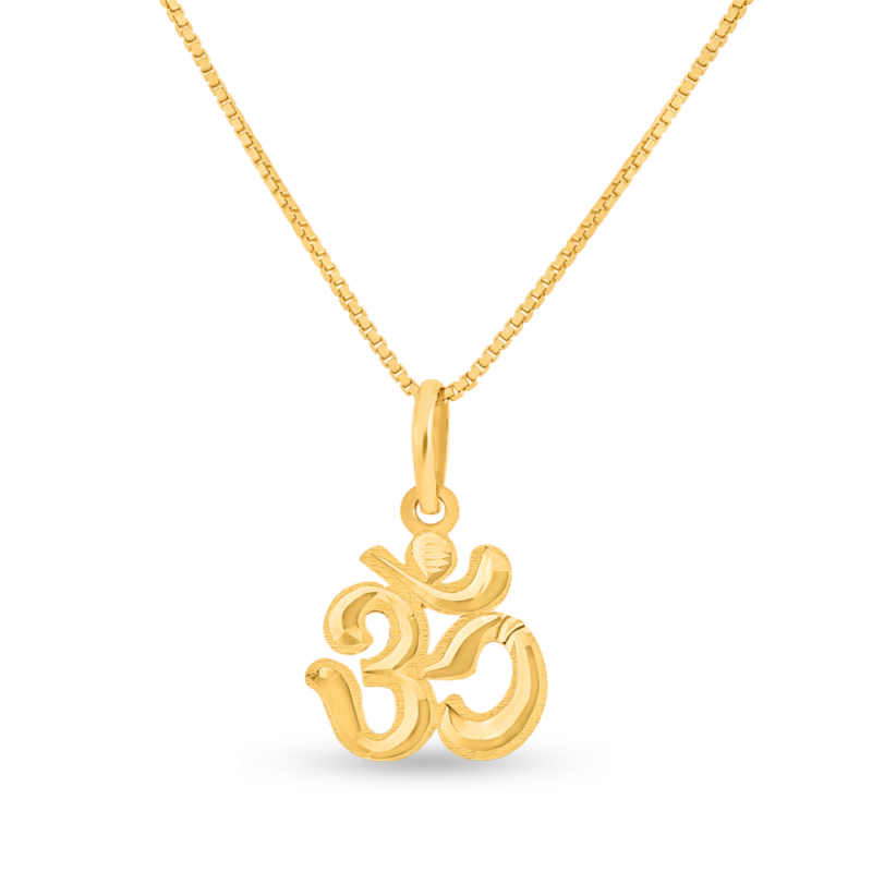 22 Ayar Altın Om Kolye 22 Ayar Altın Om Kolye