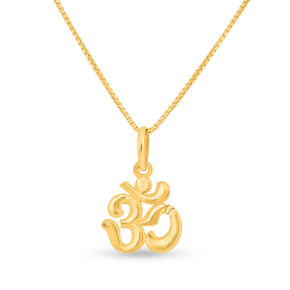 22 Ayar Altın Om Kolye 22 Ayar Altın Om Kolye