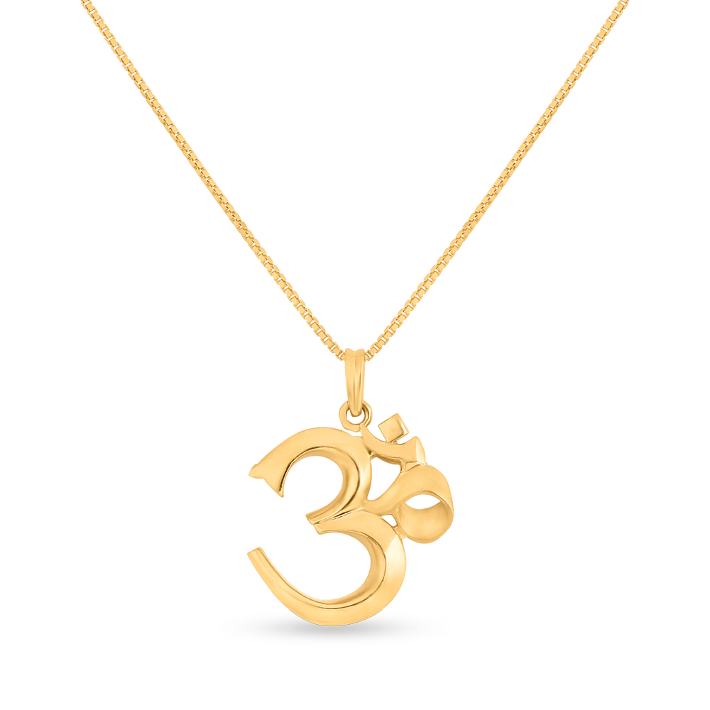 22 Ayar Altın Om Kolye 22 Ayar Altın Om Kolye