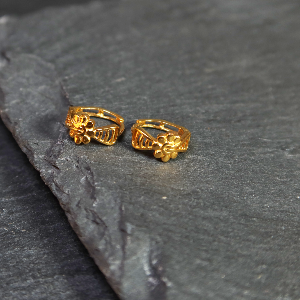 22ct Gold Fancy Creole Earring 22ct Gold Fancy Creole Earring