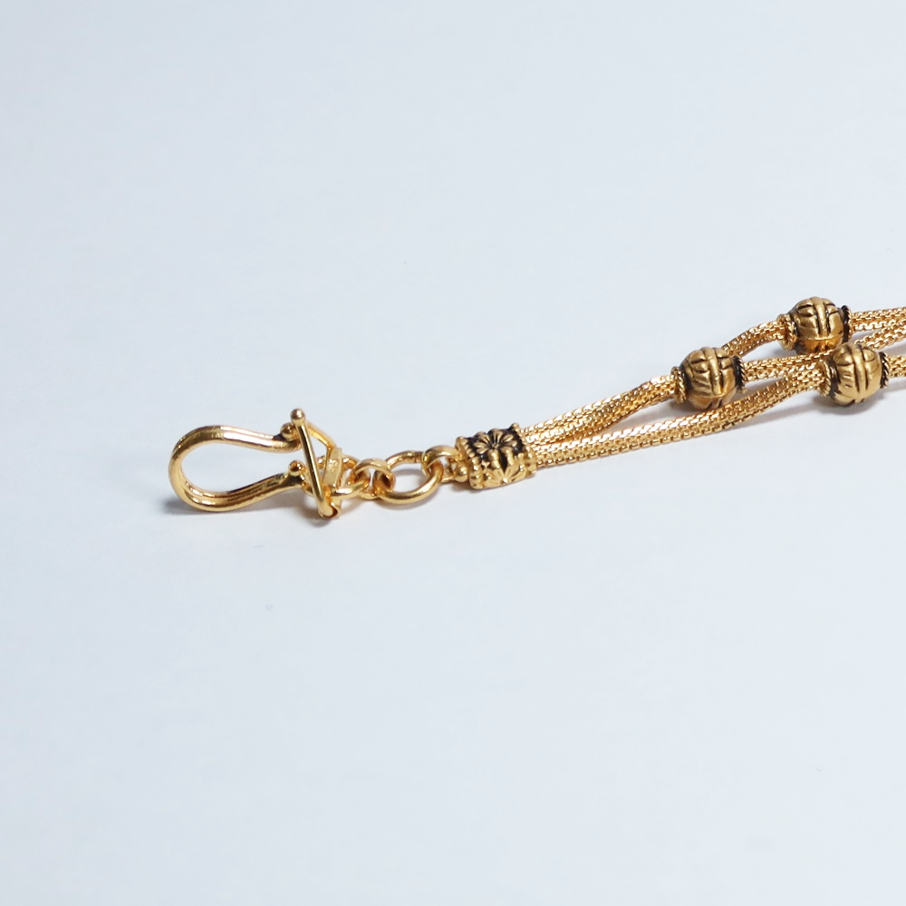 سوار الشلال من مجموعة أرماري ووترفول من الذهب عيار 22 قيراط | 7 بوصة سوار الشلال من مجموعة أرماري ووترفول من الذهب عيار 22 قيراط | 7 بوصة