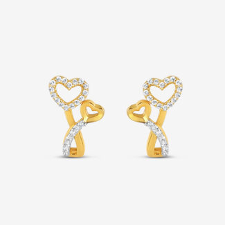 22ct Gold Ladies Stud Earring with CZ Stones 22ct Gold Ladies Stud Earring with CZ Stones