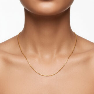 22ct Gold | Box Chain | 16 Inches